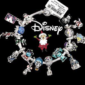 Pandora Bracelet with Disney Pixar Themed Charms